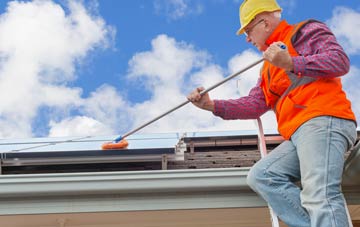 Humbie soft wash roof cleaning